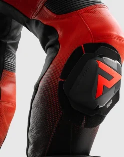 Rebelhorn Inferno Motorbroek Black/Fluo Red><noscript><img width=