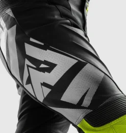 Rebelhorn Inferno Motorbroek Black/White/Fluo Yellow><noscript><img width=