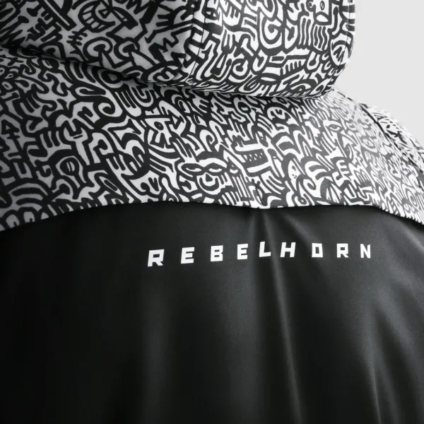 Rebelhorn Slash Noriaki Motorjas Black/White> Motorjassen