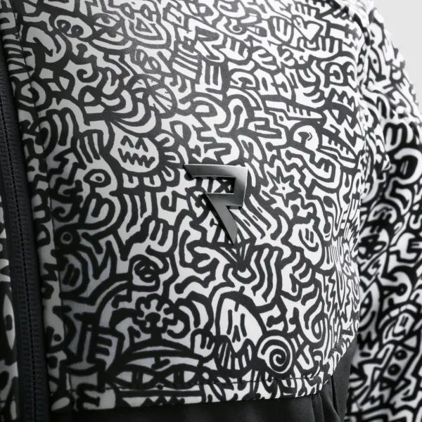 Rebelhorn Slash Noriaki Motorjas Black/White> Motorjassen