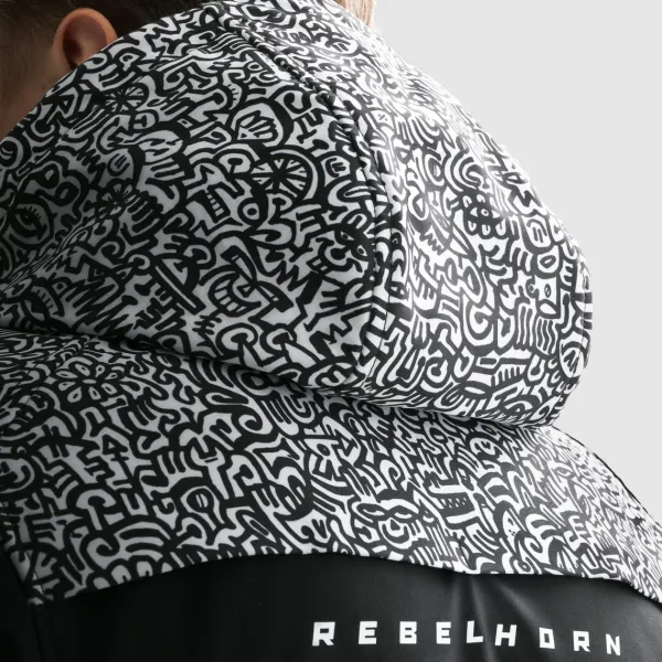 Rebelhorn Slash Noriaki Motorjas Black/White> Motorjassen