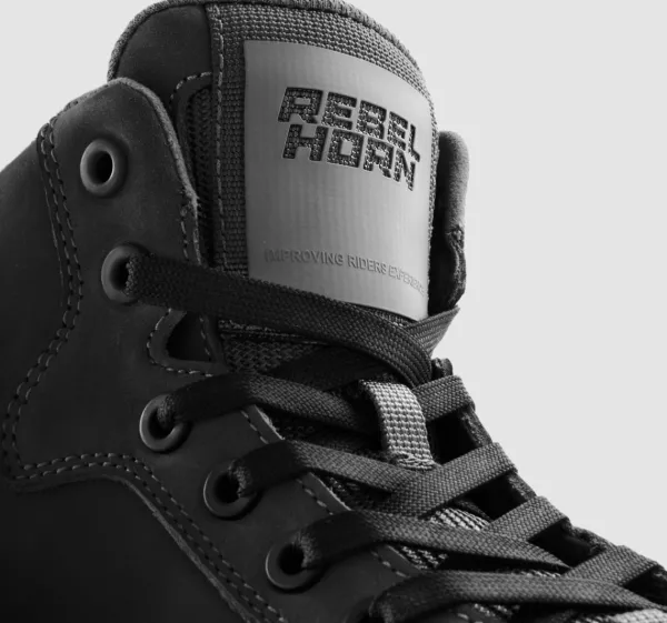 Rebelhorn Spike WP Shoes Black>Heren Heren Motorschoenen|Casual Motorschoenen