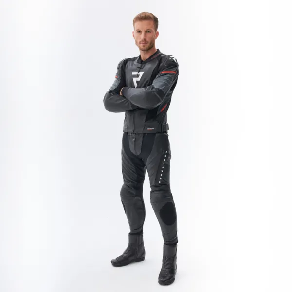 Rebelhorn Veloce Motorbroek Black/White> Motorbroeken