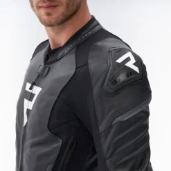 Rebelhorn Veloce Motorjas Black/White><noscript><img width=