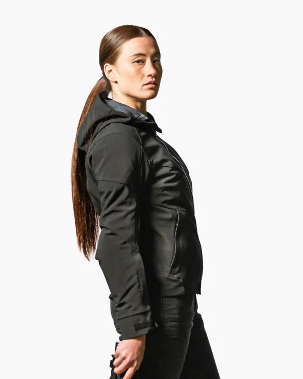 REV'IT Afterburn H2O Ladies Motorjas Black> Motorjassen