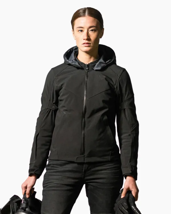 REV'IT Afterburn H2O Ladies Motorjas Black> Motorjassen