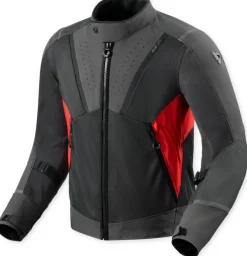 REV'IT Airwave 4 Motorjas Black/Red> Motorjassen