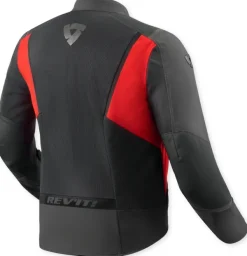 REV'IT Airwave 4 Motorjas Black/Red> Motorjassen