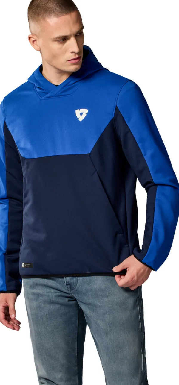 REV'IT Andon Motorhoodie Blue/Blue> Motorhoodies|Motorjassen
