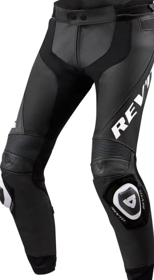 REV'IT Apex Motorbroek Black/White> Motorbroeken