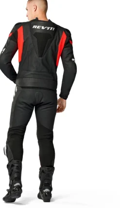 REV'IT Argon 3 Combi Black/Neon Red><noscript><img width=