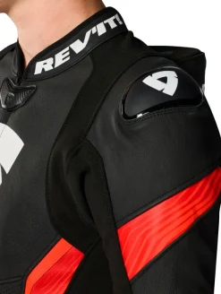 REV'IT Argon 3 Combi Black/Neon Red><noscript><img width=