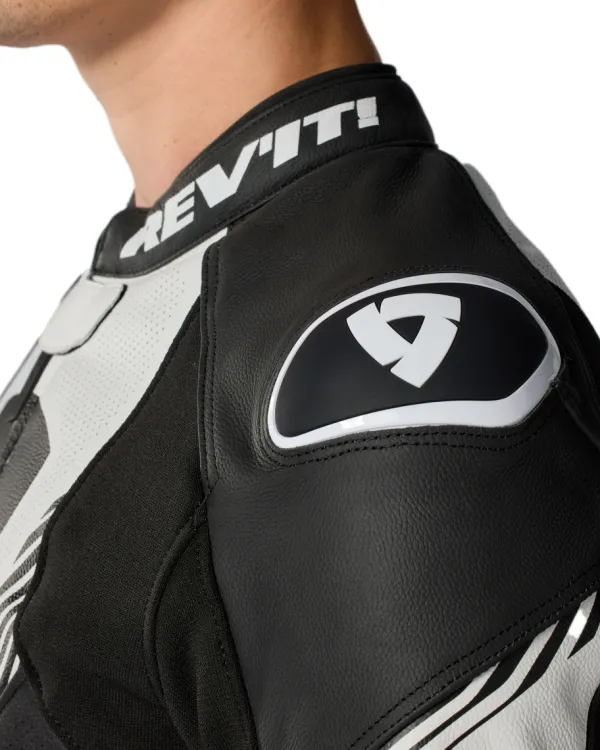 REV'IT Argon 3 Motorjas Black/White> Motorjassen