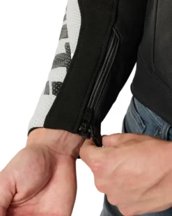 REV'IT Argon 3 Motorjas Black/White><noscript><img width=