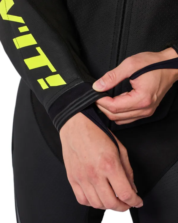 REV'IT Argon 3 One Piece Black/Neon Yellow> Motorpakken