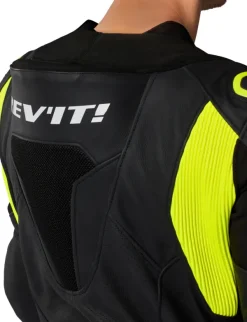 REV'IT Argon 3 One Piece Black/Neon Yellow> Motorpakken