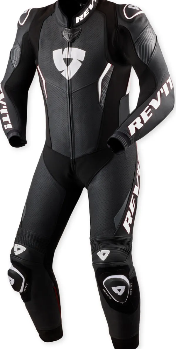 REV'IT Argon 3 One Piece Black/White> Motorpakken