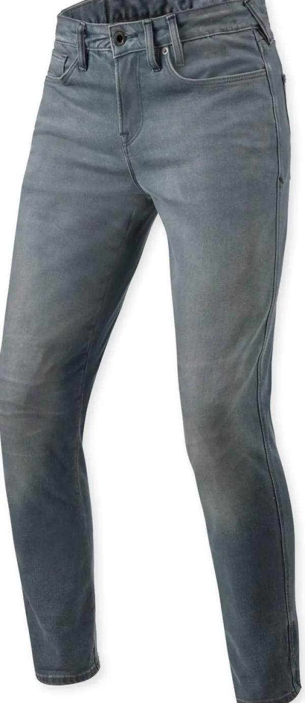 REV'IT Carlin SK Motorjeans Medium Grey Used> Motorjeans