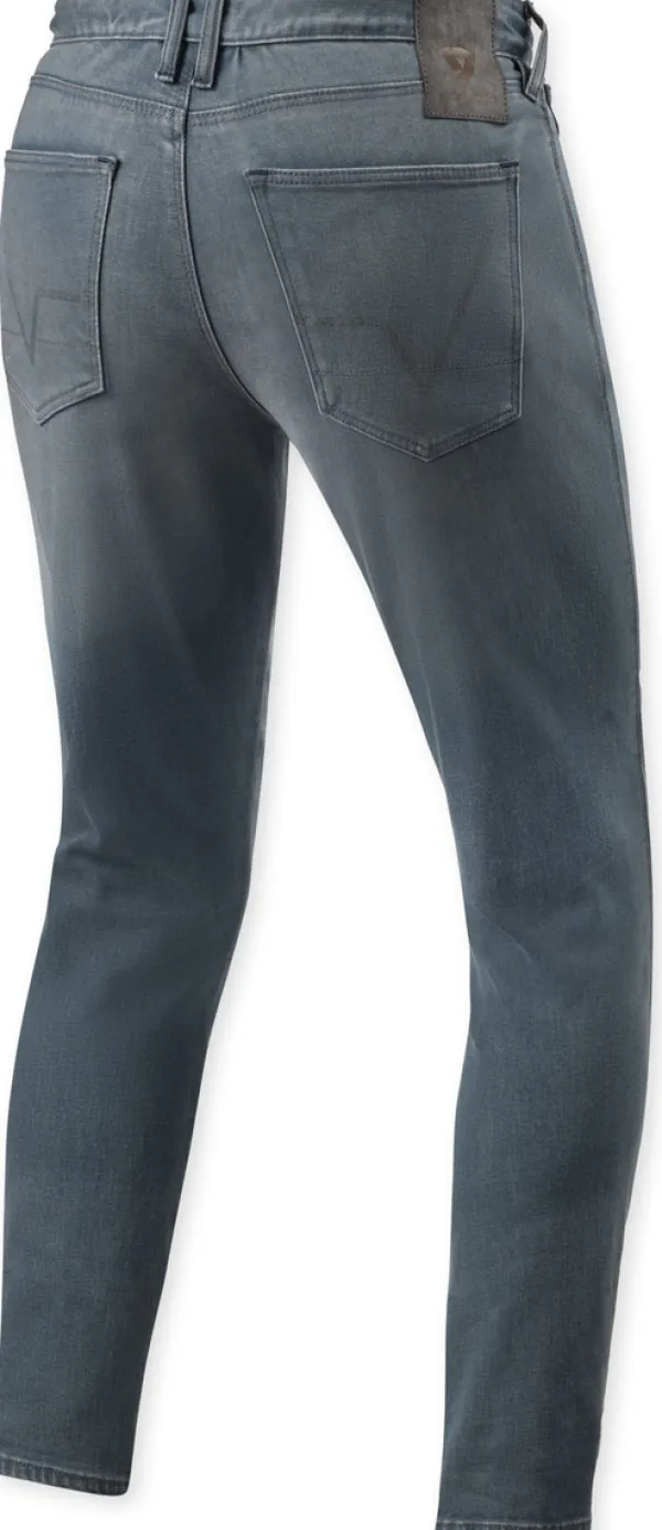 REV'IT Carlin SK Motorjeans Medium Grey Used> Motorjeans