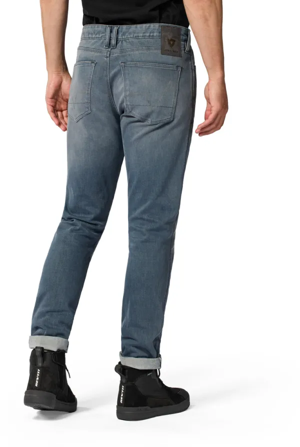 REV'IT Carlin SK Motorjeans Medium Grey Used> Motorjeans