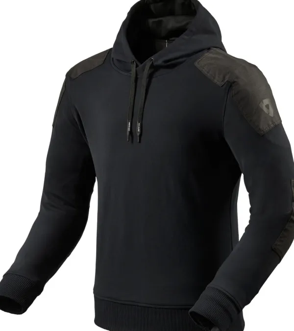 REV'IT Cedar Hoody Motorhoodie Black> Motorhoodies