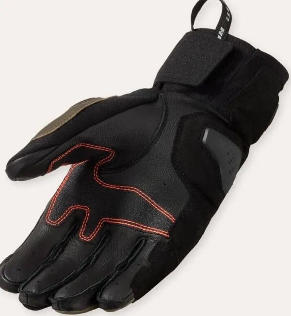 REV'IT Combustion Gloves Black/Brown> Motorhandschoenen