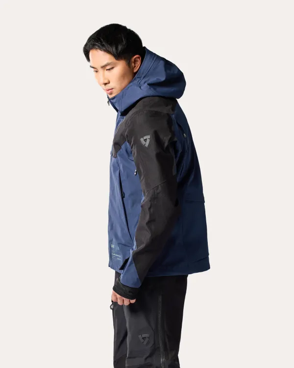 REV'IT Component 3 H2O Motorjas Black/Dark Blue> Motorjassen
