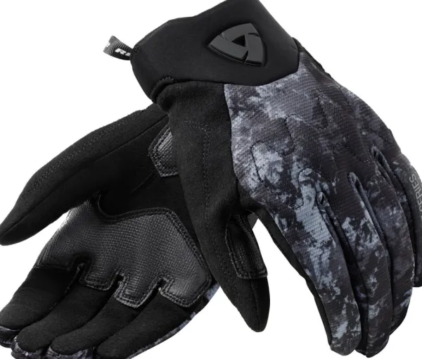 REV'IT Continent WB Gloves Black/Grey> Motorhandschoenen