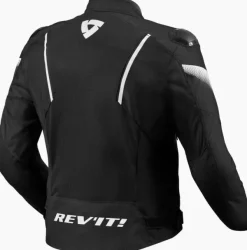 REV'IT Control Air H2O Motorjas Black/White> Motorjassen
