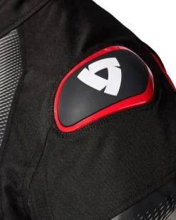 REV'IT Control H2O Motorjas Black/Red><noscript><img width=