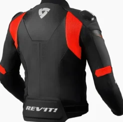 REV'IT Control Motorjas Black/Neon Red> Motorjassen