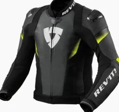 REV'IT Control Motorjas Black/Neon Yellow> Motorjassen