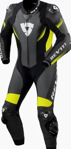 REV'IT Control Onepiece Black/Neon Yellow> Motorpakken