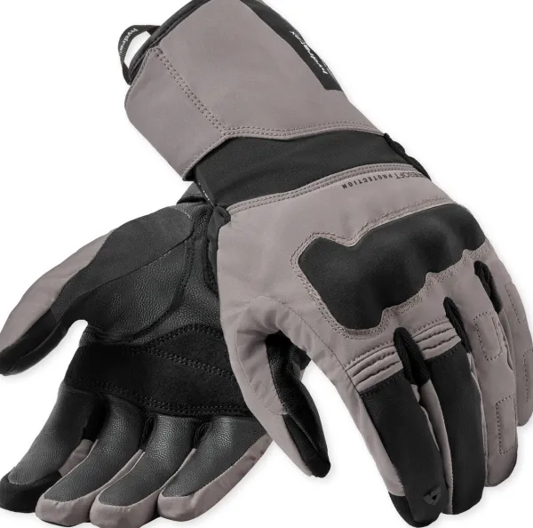 REV'IT Convergent H2O Gloves Grey/Black> Motorhandschoenen