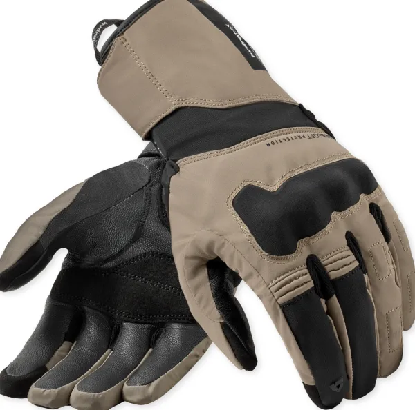 REV'IT Convergent H2O Gloves Sand/Black> Motorhandschoenen