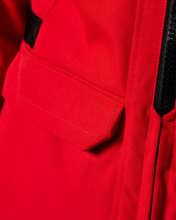 REV'IT Convergent H2O Ladies Motorjas Red/Black> Motorjassen