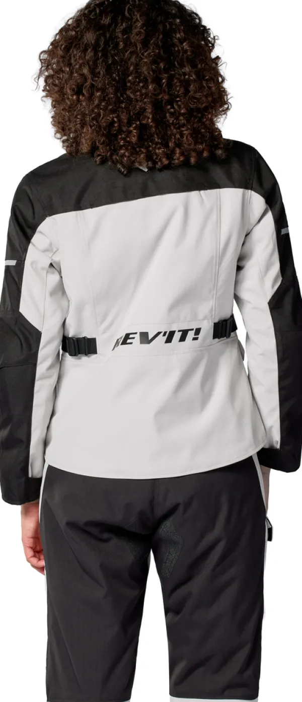 REV'IT Convergent H2O Ladies Motorjas Silver/Black> Motorjassen