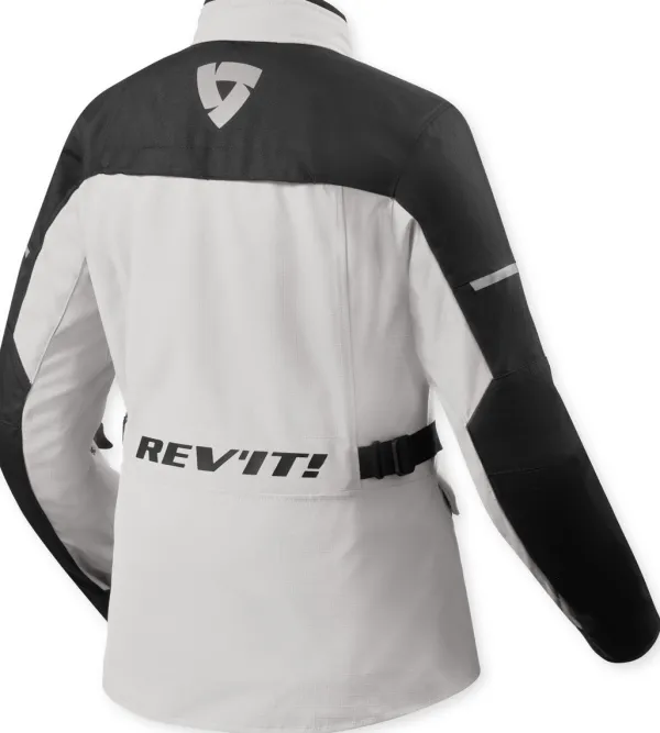 REV'IT Convergent H2O Ladies Motorjas Silver/Black> Motorjassen