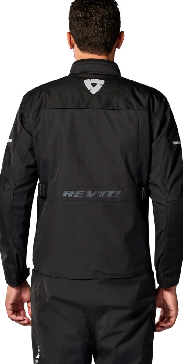 REV'IT Convergent H2O Motorjas Black> Motorjassen