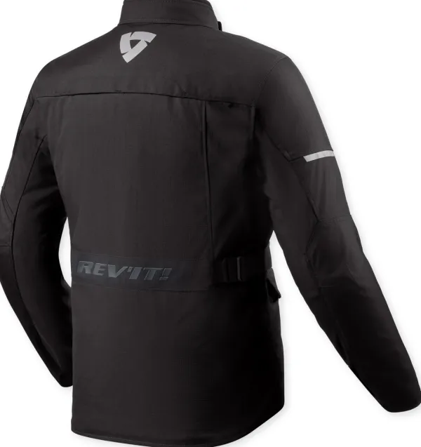REV'IT Convergent H2O Motorjas Black> Motorjassen