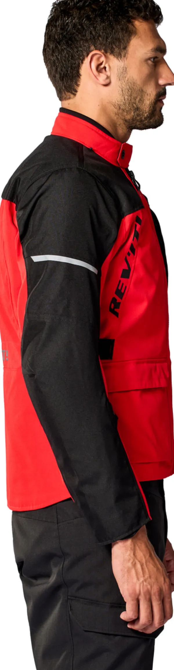 REV'IT Convergent H2O Motorjas Red/Black> Motorjassen