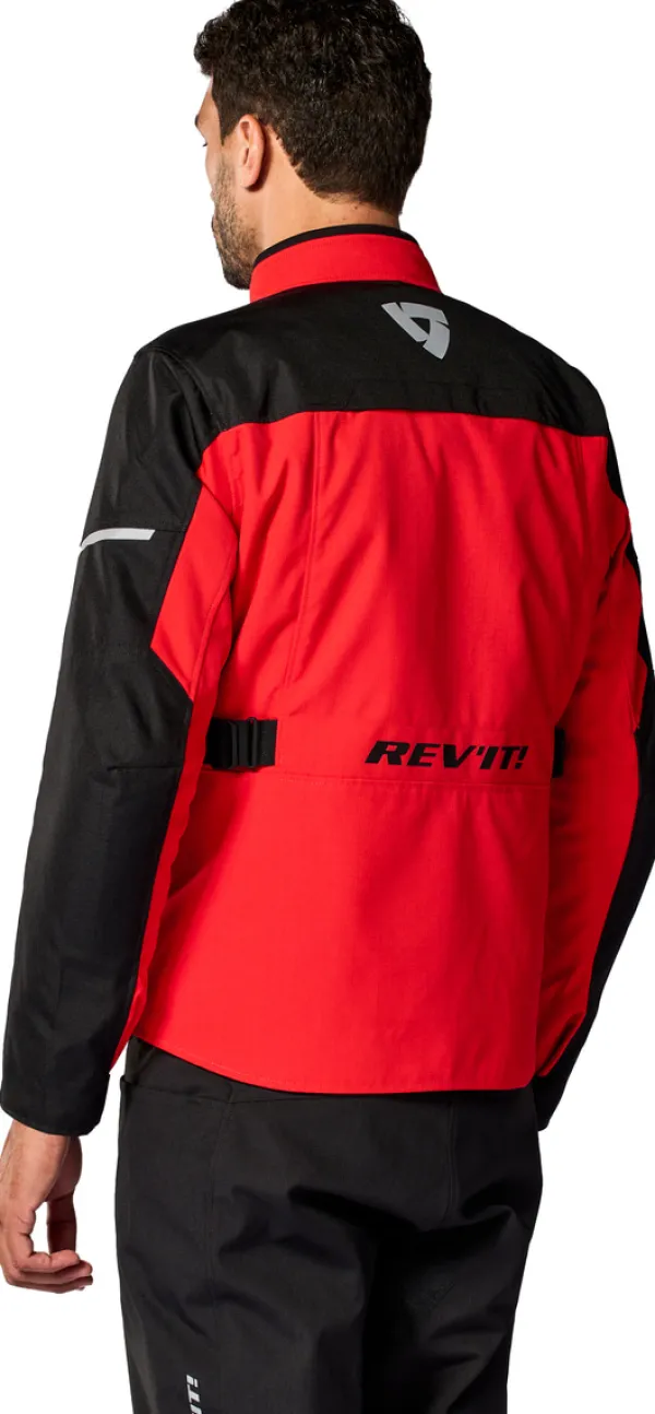 REV'IT Convergent H2O Motorjas Red/Black> Motorjassen