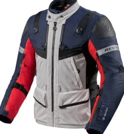 REV'IT Defender 3 GTX Motorjas Red/Blue> Motorjassen