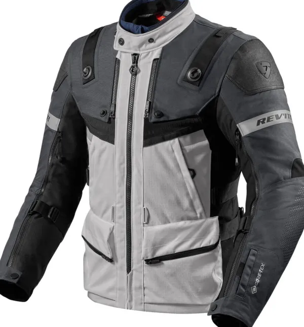 REV'IT Defender 3 GTX Motorjas Silver/Antracite> Motorjassen