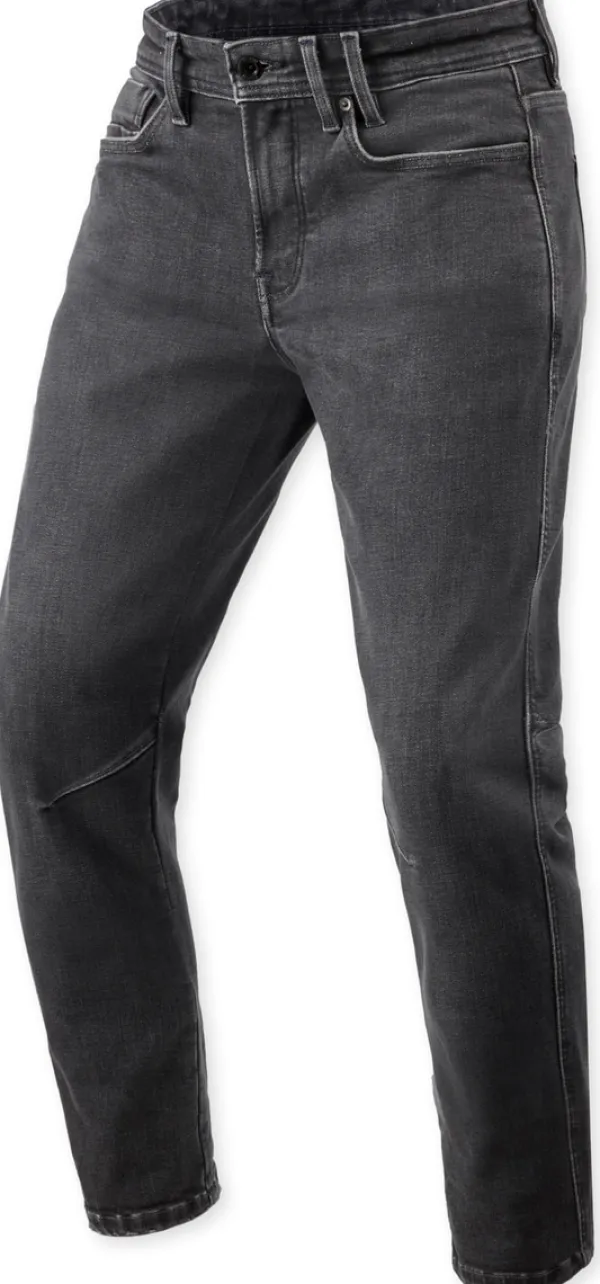 REV'IT Detroit 3 Tapered Motorjeans Dark Black Stone> Motorjeans