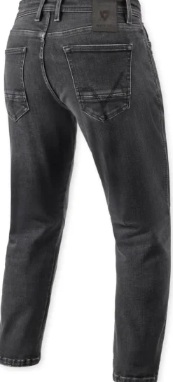 REV'IT Detroit 3 Tapered Motorjeans Dark Black Stone> Motorjeans
