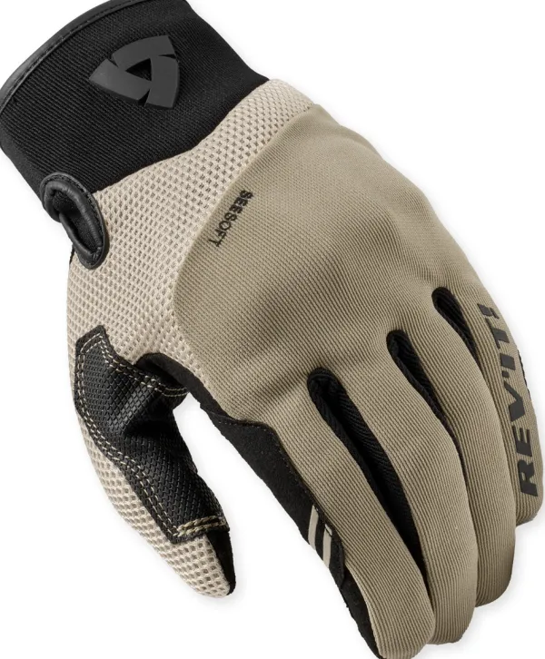 REV'IT Endo Gloves Black/Sand> Motorhandschoenen