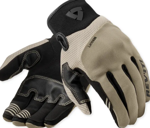 REV'IT Endo Gloves Black/Sand> Motorhandschoenen
