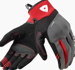 REV'IT Endo Ladies Gloves Grey/Red> Motorhandschoenen
