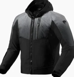 REV'IT Epsilon H2O Motorjas Black/Grey> Motorjassen